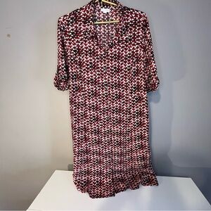 J. Jill Button Up Dress, Size 14